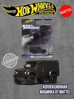 Машинка Хот Вилс Премиум Land Rover Defender 110 HNW46 JBL98