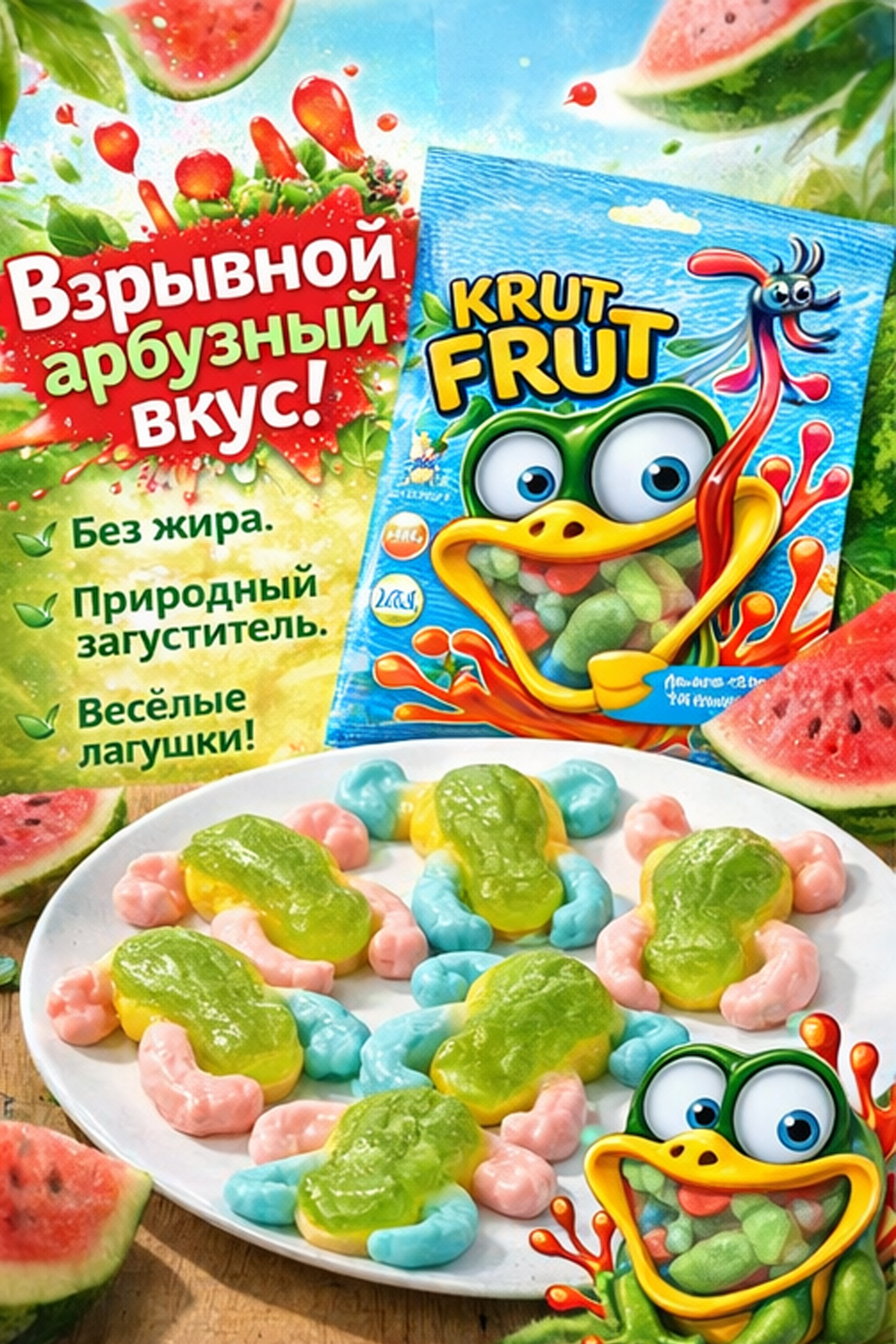 Мармелад жевательный Лягушки