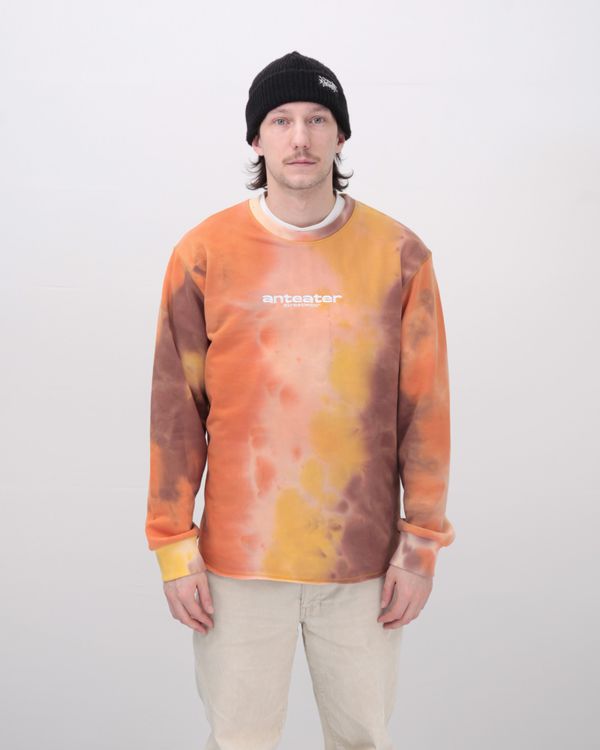 Толстовка Hoodlong Tie Dye Оранжевая - фото 1