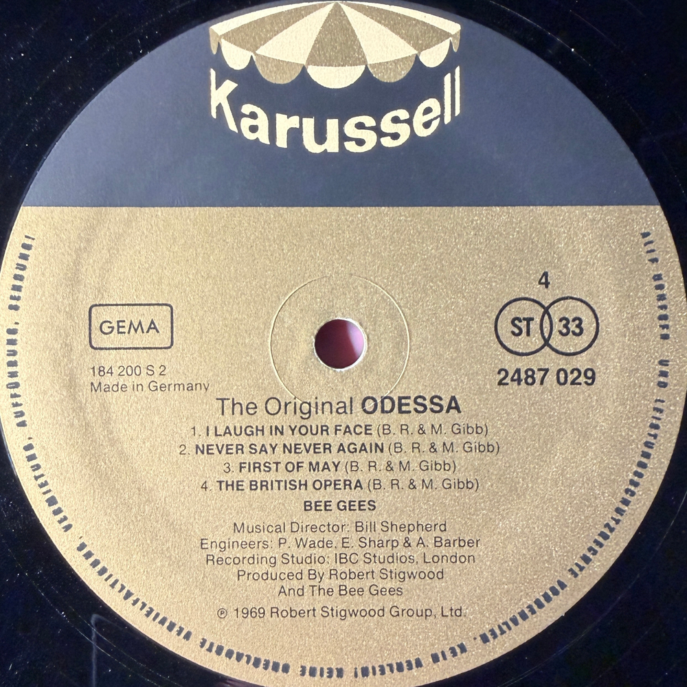 Bee Gees ‎– Odessa 2LP (Германия)