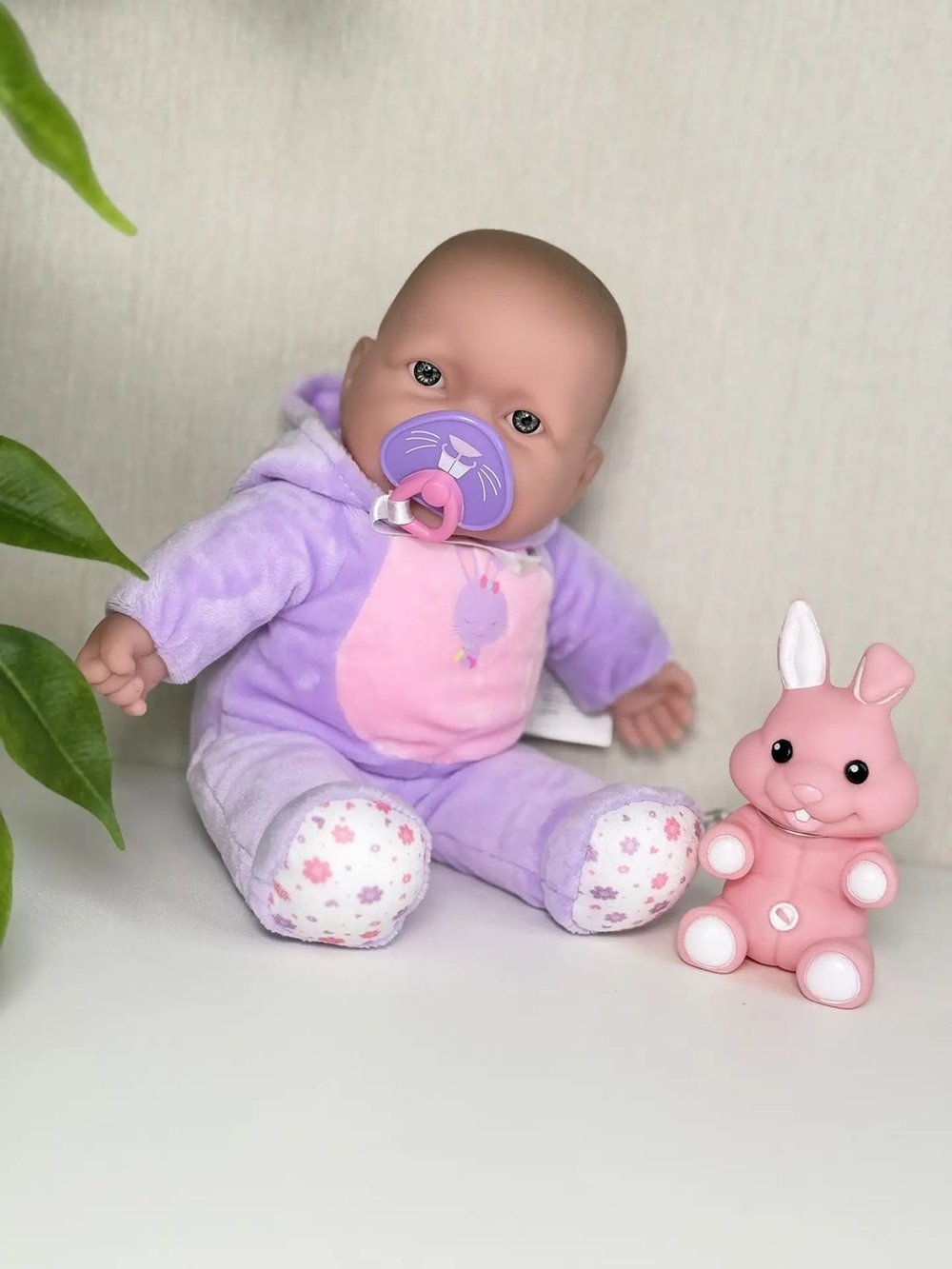 Кукла для девочки мягконабивная в костюме Зайчика 30см (35300A)