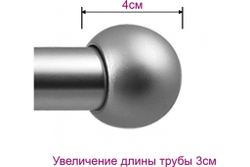 Кованый карниз Legrand раздвижной однорядный длина 1200 - 2100 мм