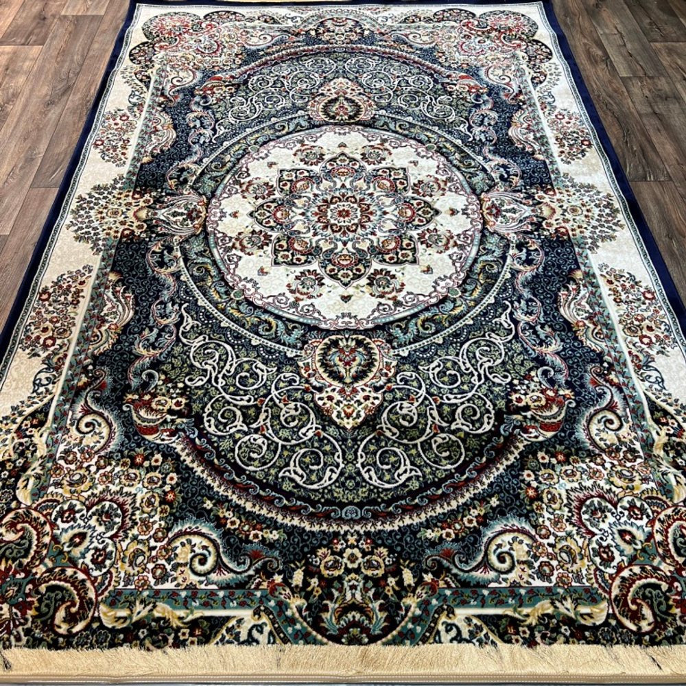 Турецкий ковер AMANA 5459A NAVY-CREAM