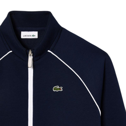 Кофта для мальчика теннисная Lacoste Kids' Zip-Up Sweatshirt - navy blue