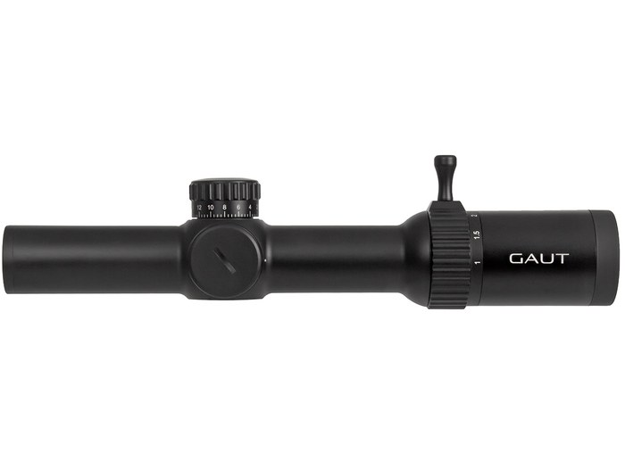 Прицел Gaut Obsidian 1-8x24, сетка 39, 1/2 МОА