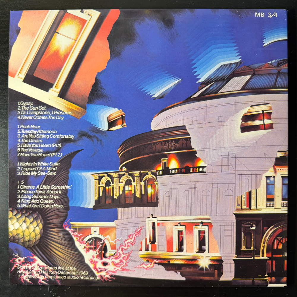 The Moody Blues - Caught Live +5 2LP (Скандинавия 1977г.)