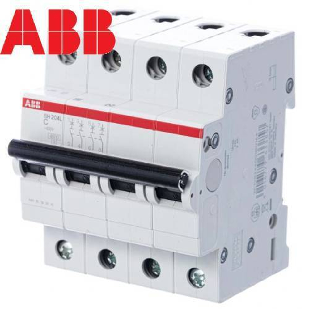 Автоматический выключатель ABB SH 204L C63