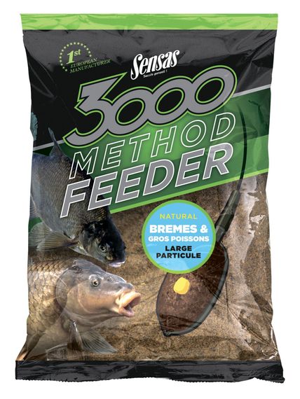 Прикормка Sensas 3000 METHOD FEEDER Bream&Big Fish 1кг
