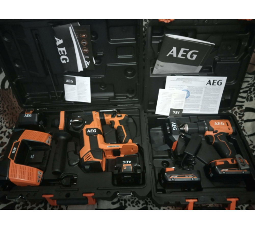 Дрель-шуруповерт AEG BSB18C2BL-0 4935472009