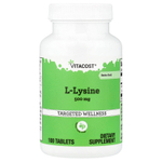 Vitacost, L-Lysine, 500 mg, 100 Tablets