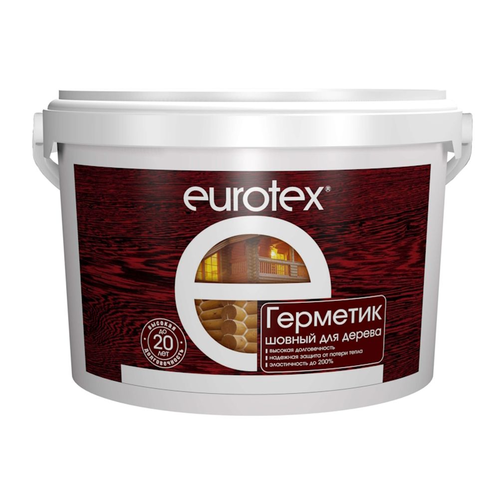 Герметик по дереву шовный EUROTEX белый 6кг (Рогнеда) Герметик по дереву шовный EUROTEX белый 6кг (Рогнеда)