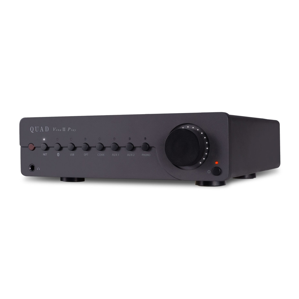 Quad Vena II Play Lancaster Grey — интегральный стереоусилитель с поддержкой стриминга и мультирум