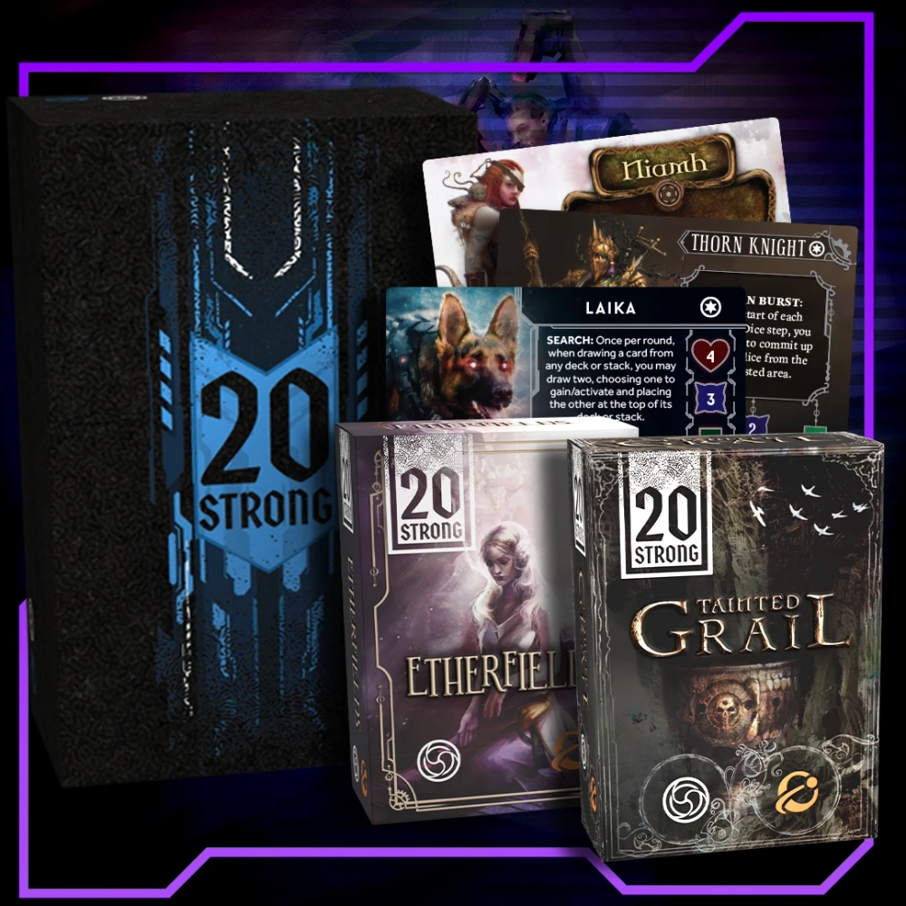 20 Strong: Nemesis, Tainted Grail, & Etherfields - настольная игра