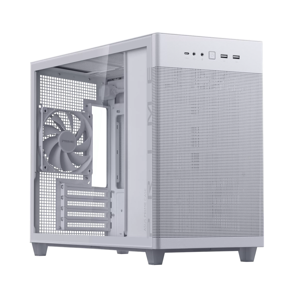 Корпус ASUS PRIME CASE AP201 TG (90DC00G3-B39010) White