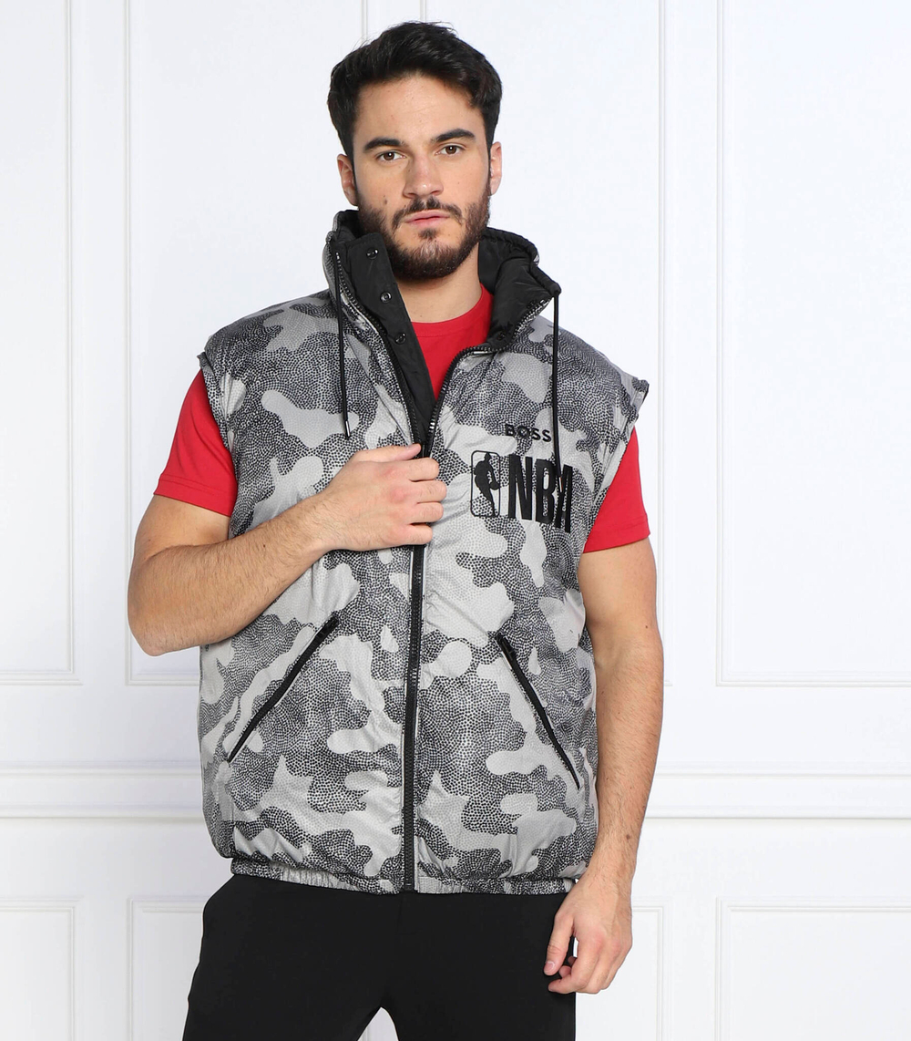 двусторонняя куртка 3w1 boss x nba ceban1 BOSS ORANGE - черный(50479285)