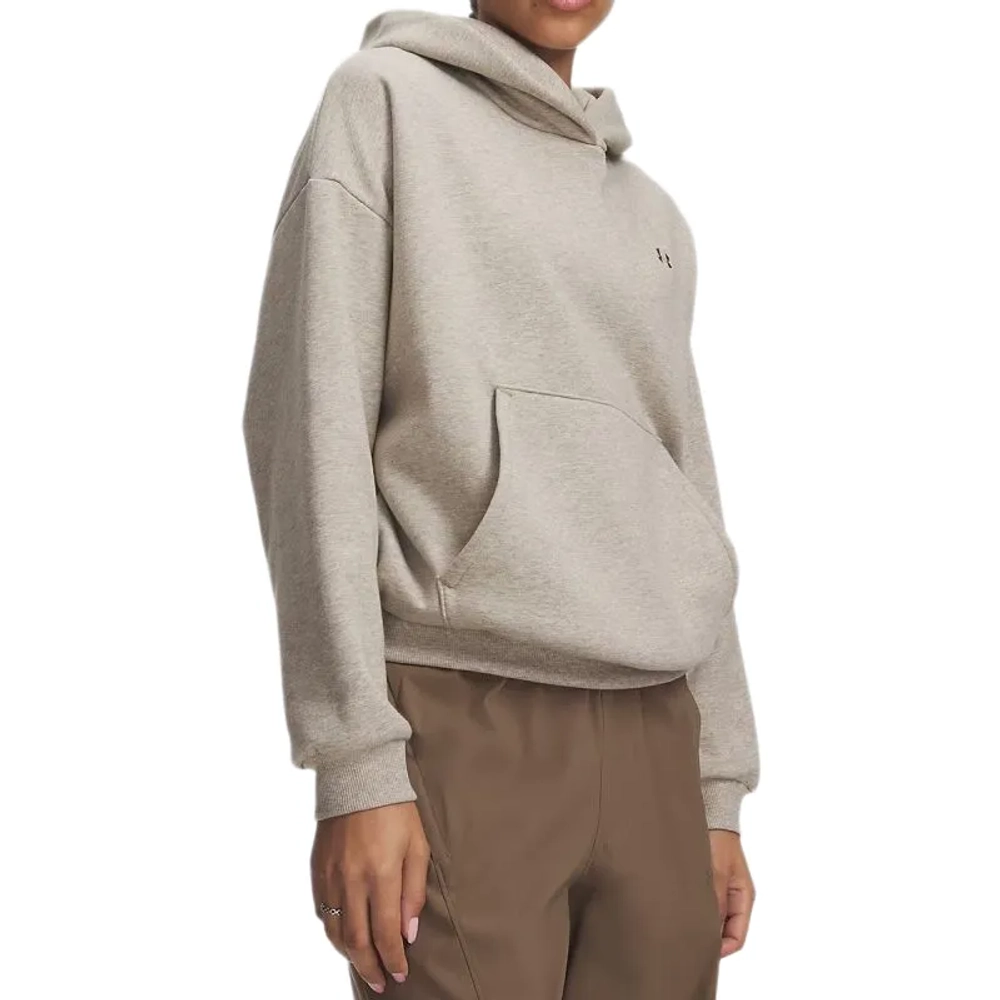 Женская Кофта теннисная Under Armour Icon Fleece - timberwolf taupe/light heather