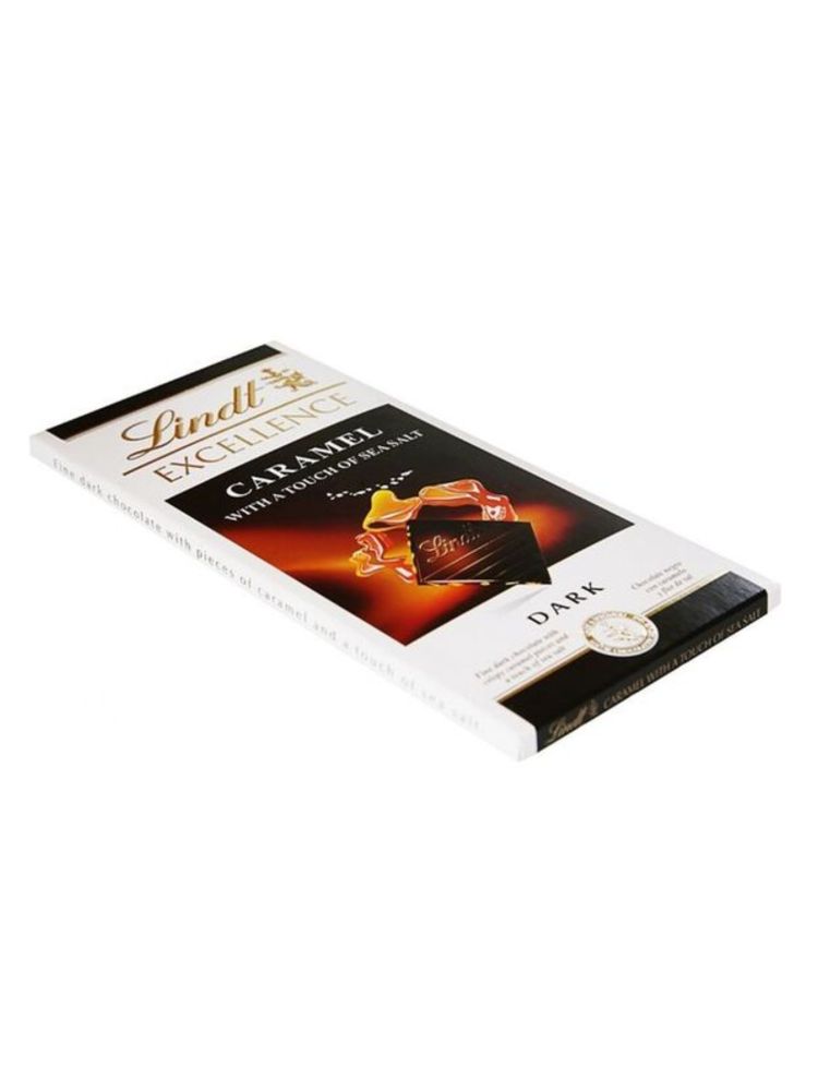 Тёмный шоколад Lindt с соленой карамелью 100 г