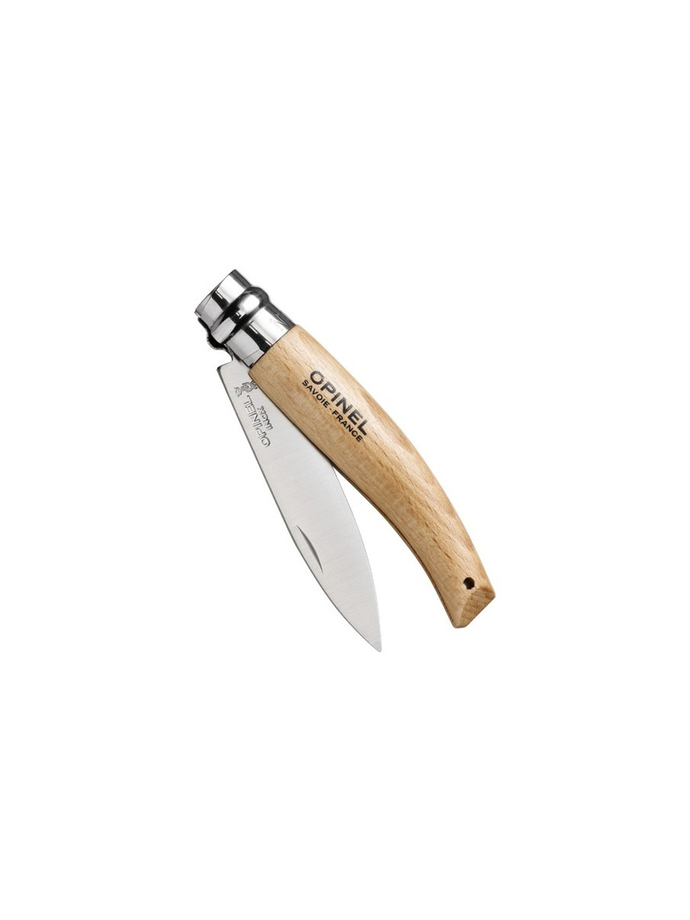 Нож Opinel №8 садовый, нержавеющая сталь, коробка, 133080