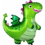 Шар (36"/91 см) Фигура, Дракон, Зеленый