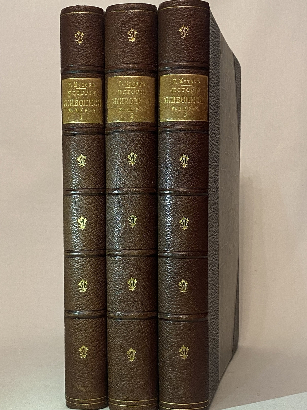 "История живописи в XIX веке. В 3-х томах". Р.Мутер. 1901г.