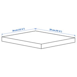 IKEA DRÖNA  (ИКЕА ДРЁНА)  -  Крышка - тёмно-серая тканевая 39x34 см
