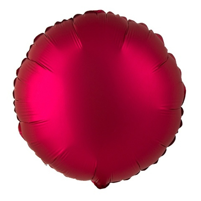 Фольгированная фигура, круг 18"/46СМ Сатин Cherry