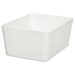 Контейнер IKEA KUGGIS (КУГГИС), Пластик, Белый, 13x18x8 см