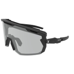 Спортивные очки с диоптриями HILX Samurai / Matt Solid Black / Black Polarized Lens + Clear Lens