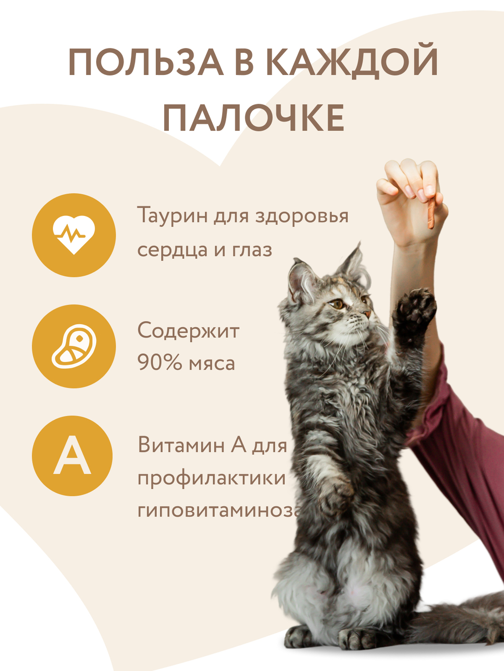 Лакомство Мнямс лакомые палочки для кошек из цыпленка и печени 3х5 г