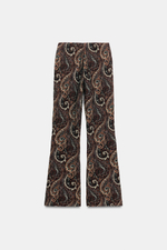 ЖАККАРДОВЫЕ БРЮКИ FLARE — ZARA