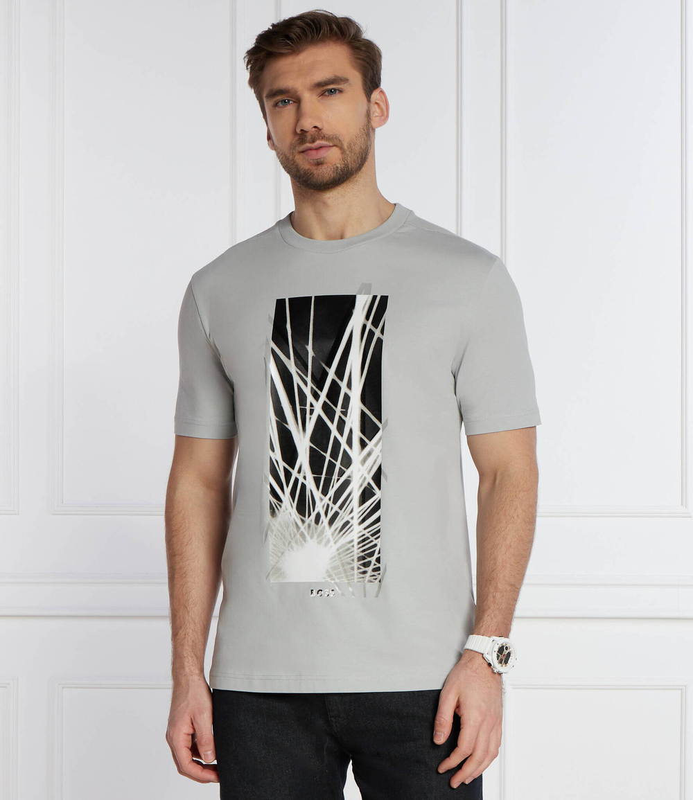Футболка Tee 6 BOSS GREEN - серый(50514647)
