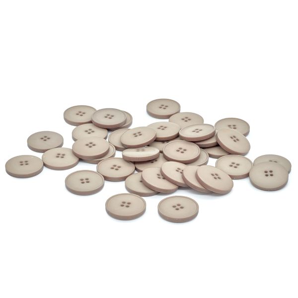 Пуговицы 4 прокола 40L=25 мм, (Beige (бежевый)), 36 шт