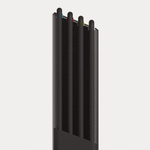 Набор разделочных досок в подставке folio steel, черный, 4 шт.