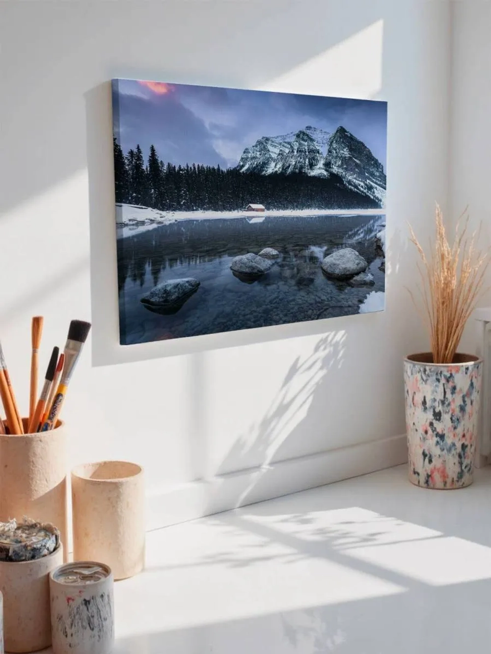 Картина на стену 40 X 50 Зимний пейзаж