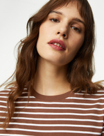 Футболка с коротким рукавом из чистого хлопка T41007391 - Marks & Spencer