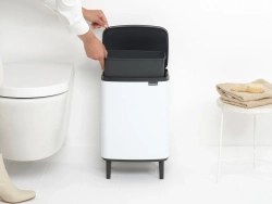 Brabantia Контейнер для мусора Bo Touch Hi 12л белый 227240