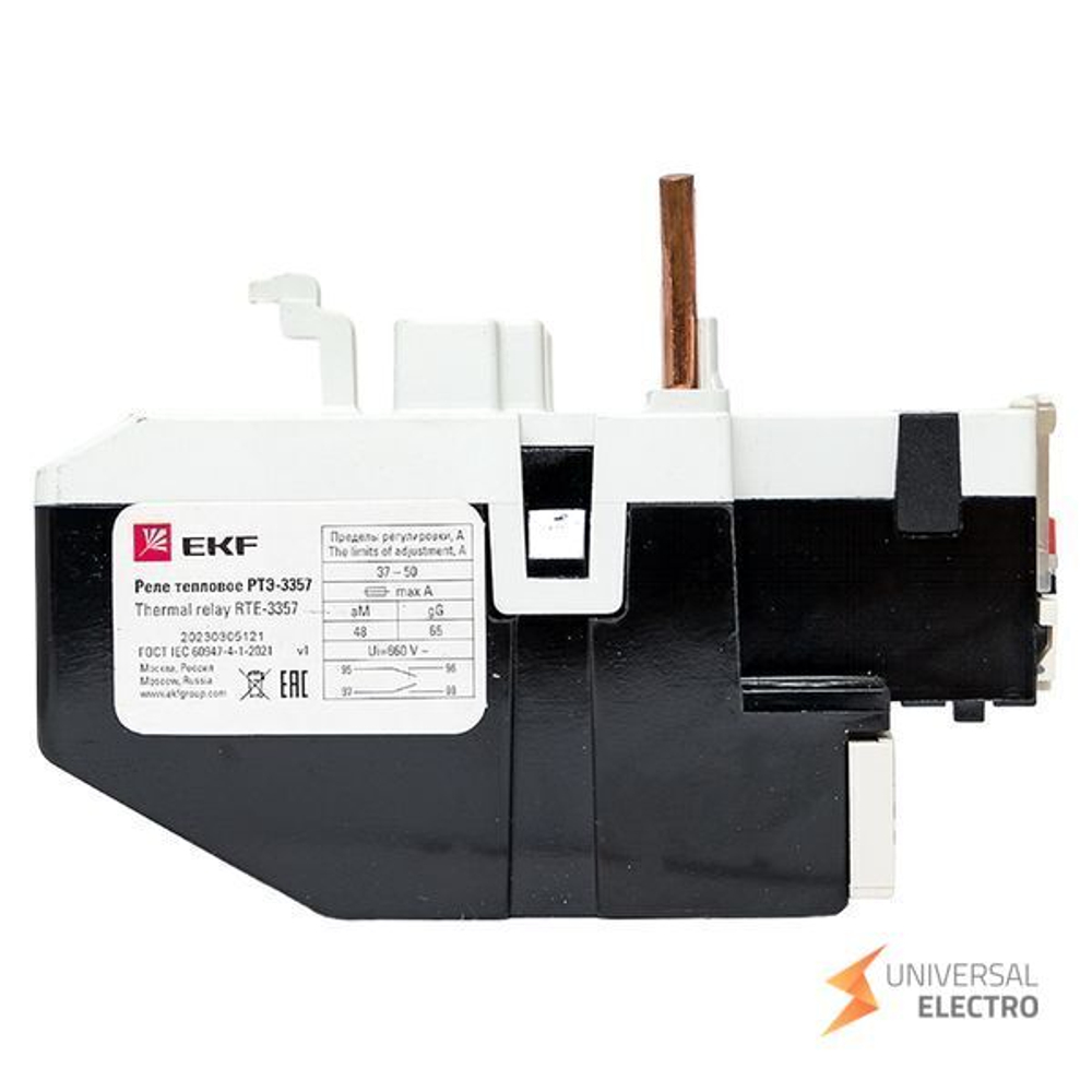Реле тепловое РТЭ-3357 37-50А EKF PROxima