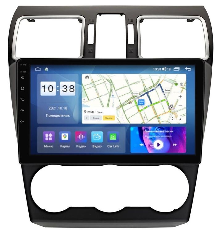 Магнитола для Subaru Forester, XV 2015-2018 - Parafar PF895UHD на Android 13, Быстрая, QLED, CarPlay, 4G SIM-слот