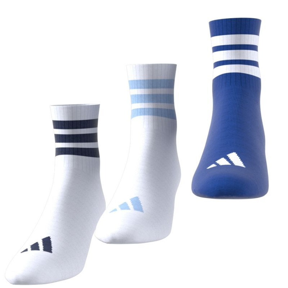 Теннисные носки Adidas Kids Crew Ribbed 3P - разноцветный