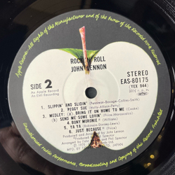 Винтажная виниловая пластинка LP John Lennon Rock N Roll (Япония 1975) (Без Оби)