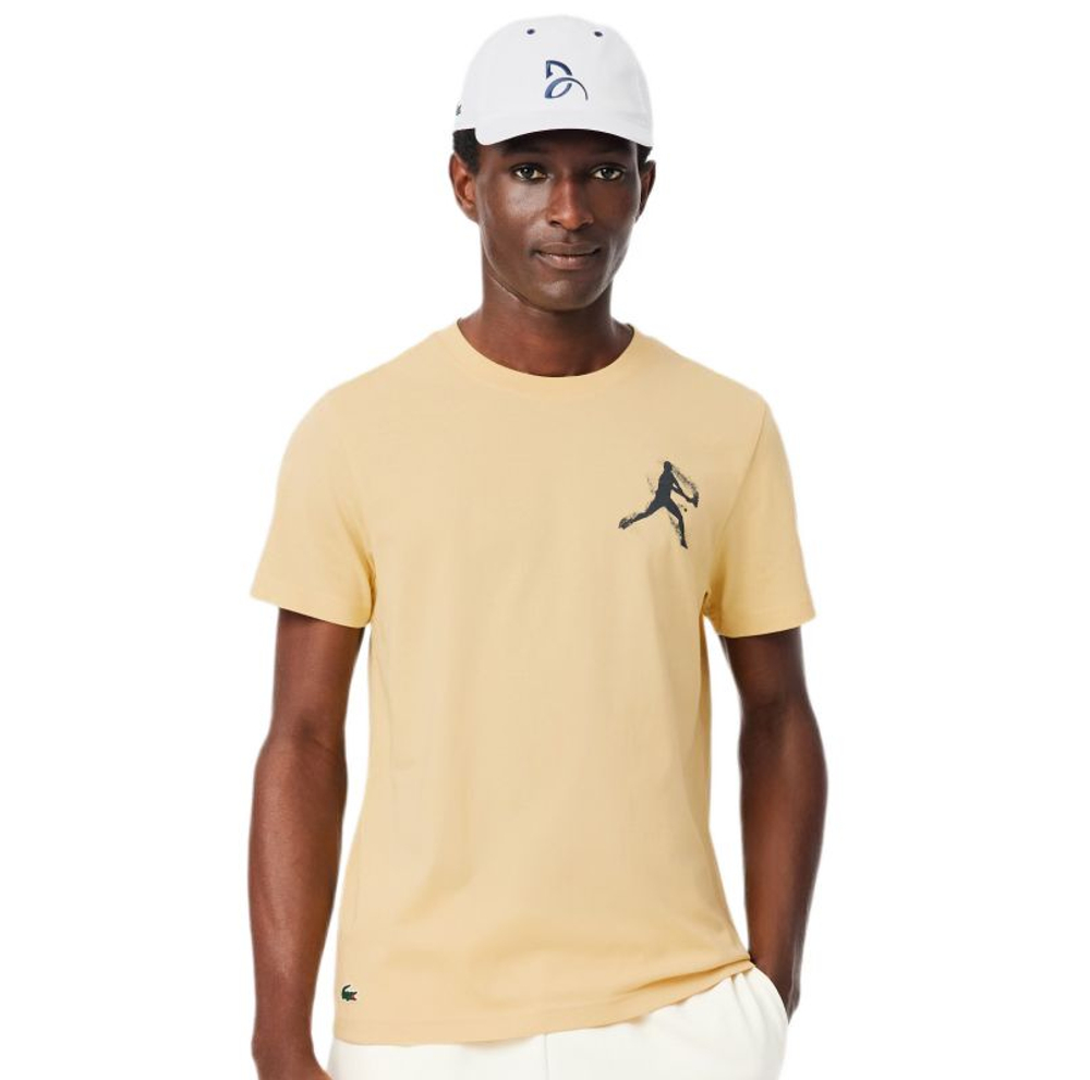 Теннисная футболка Lacoste Tennis x Novak Djokovic Pack - soya/white