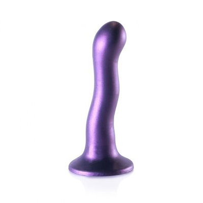 Фиолетовый фаллоимитатор Ultra Soft - 18 см. (Цвет: фиолетовый)