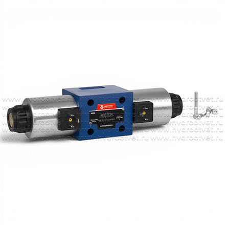 4WE10L31/CG24N9K4 - Гидрораспределитель золотниковый Ду 10 с электроуправлением G24, схема L (74), возврат - пружинный