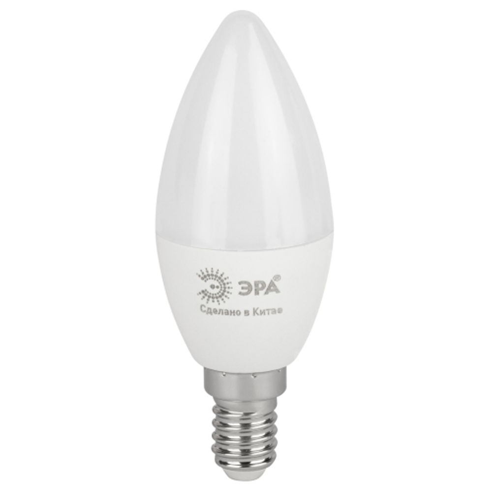Лампа светодиодная ЭРА RED LINE LED B35-8W-827-E14 R 8Вт свеча теплый белый свет Е14 | Лампы cветодиодные Свеча (B/C)