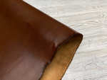 Кожа Nike Gun Cognac толщиной 1,2–1,4 мм развернутая