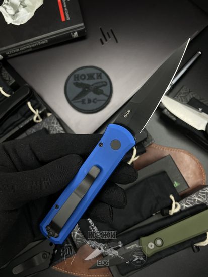 Складной нож Pro-Tech GODSON 721Blue c клинком из стали 154CM, рукоять алюминий