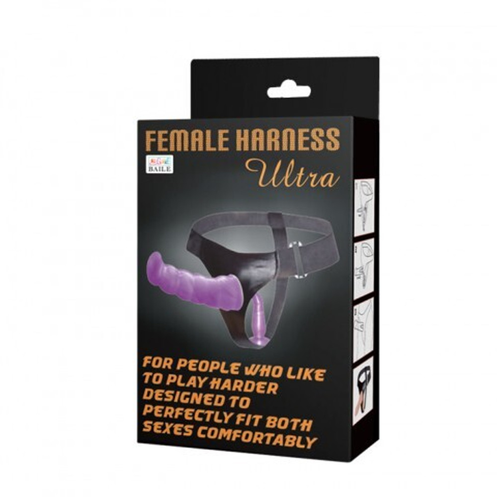 Страпон с внутренним плагом "FEMALE HARNESS"
