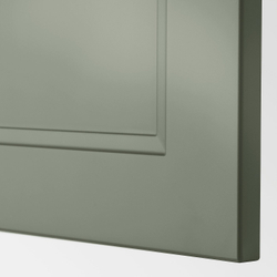 IKEA METOD  (ИКЕА МЕТОД)  -  Навесной шкаф - белый/Акстад серо-зелёный 40x40 см