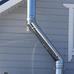 Колено-сэндвич 135°, 200/300 мм нерж. (AISI 409-1 мм./430-0,5 мм.), ECOFLUE