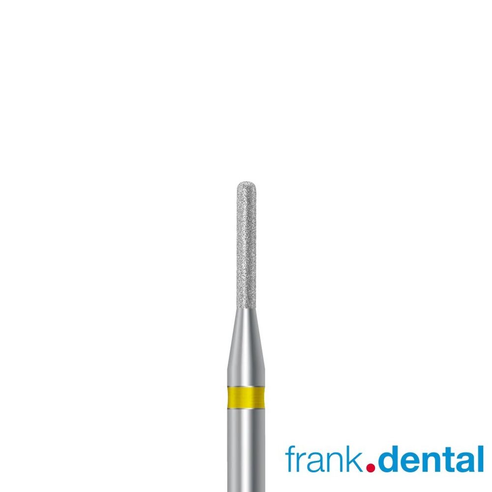 Бор алмазный желтый Frank Dental типа FG - D.836KR.008.C.FG